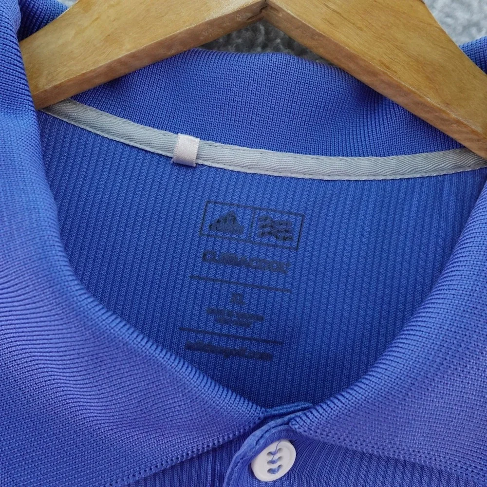 Adidas Men's Blue Golf Polo Shirt ClimaCool‎ Size XL Performance Stretch Rugby